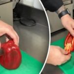 רק שלוש תנועות עם סכין: איך לקלף ולחתוך במהירות פלפלים